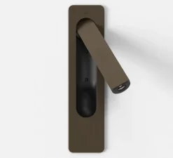 Liseuse murale, Keta, bronze, LED, 2700K, 155 lm, L6,3cm, H25,6cm - Astro