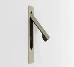 Liseuse murale, Keta, or mat, LED, 2700K, 155 lm, L6,3cm, H25,6cm - Astro