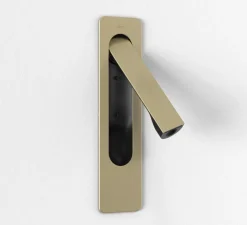 Liseuse murale, Keta, or mat, LED, 2700K, 155 lm, L6,3cm, H25,6cm - Astro