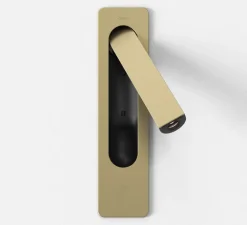 Liseuse murale, Keta, or mat, LED, 2700K, 155 lm, L6,3cm, H25,6cm - Astro