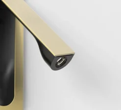 Liseuse murale, Keta, or mat, LED, 2700K, 155 lm, L6,3cm, H25,6cm - Astro