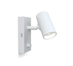 Liseuse murale, Tyson Left, blanc, L6,5cm, H19cm - Belid