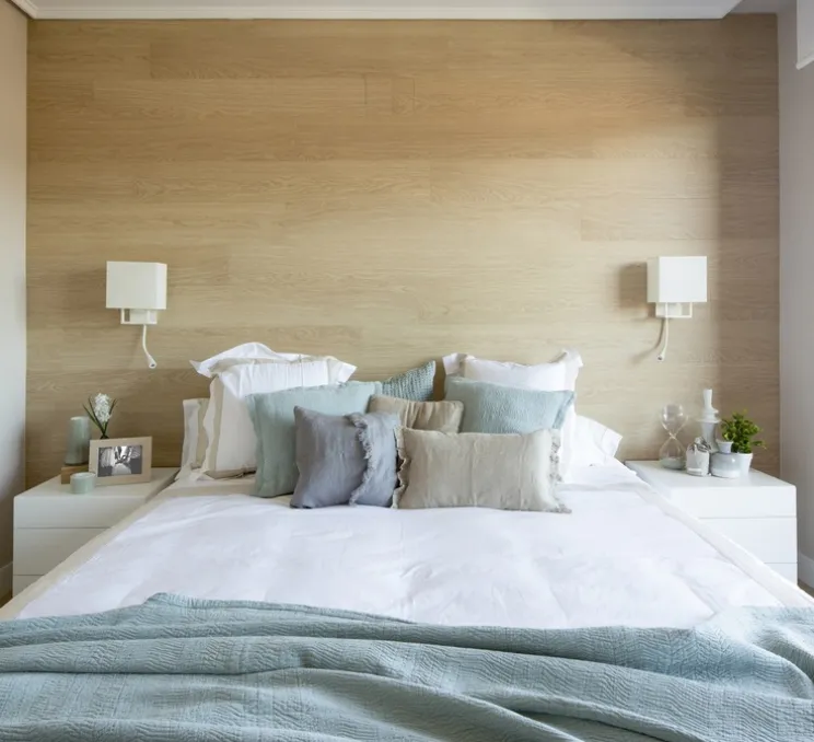 Liseuse murale, Vesper, blanc, beige, L22cm, H45cm - Faro