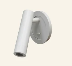 Liseuse, Smoofy, avec interrupteur, blanc mat, LED, 3000K, 150 lm, Ø9cm, H12cm - Nexel