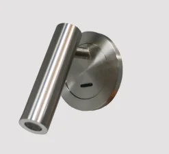 Liseuse, Smoofy, avec interrupteur, nickel satiné, LED, 3000K, 150 lm, Ø9cm, H12cm - Nexel