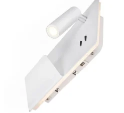 Liseuse, Somnila Spot, version gauche, blanc, LED, 3000K, 770 lm, L28cm, H16cm - SLV