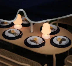 Lot de 12 lampes, baladeuse, Edison The Petit, blanc, IP21, 2700K, 56lm, Ø16cm, H25cm - Fatboy