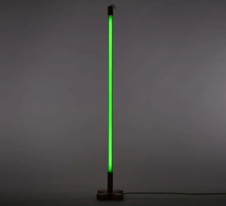 Luminaire, tube néon, Linea, vert, L134.5cm, cm - Seletti