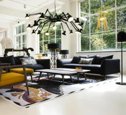 Lustre, 16 bras, Dear Ingo, noir, Ø73cm, H68cm - Moooi