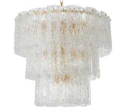 Lustre, Almeria, Laiton antique, verre, Ø81cm, H72cm - Eichholtz