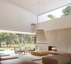 Lustre, Array, 1875, beige, LED, dim, 2700K, 9196 lm, Ø124cm, H107cm - Vibia