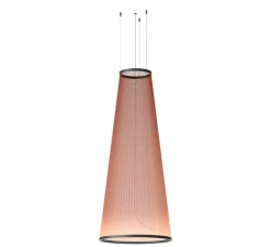 Lustre, Array, 1870, rosace en saillie, terracotta, LED, dim, 2700K, 6050 lm, Ø83cm, H191cm - Vibia
