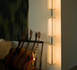 Lustre, Chandelier Atlas, transparent, LED, 2400K, Ø18cm, H2.5cm - Rubn