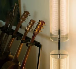 Lustre, Chandelier Atlas, transparent, LED, 2400K, Ø18cm, H2.5cm - Rubn