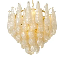 Lustre, Chaves S, Champagne, laiton antique, Ø63,5cm, H53,5cm - Eichholtz