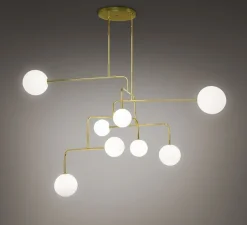 Lustre, Constellation, laiton, Ø144cm, H100cm - Alma light