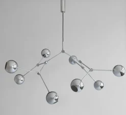 Lustre, Drop Globe Big, chrome, L150cm, H85cm - 101 Copenhagen