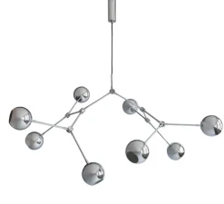 Lustre, Drop Globe Big, chrome, L150cm, H85cm - 101 Copenhagen