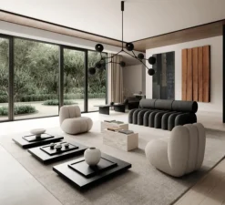 Lustre, Drop Globe Big, noir brûlé, L150cm, H85cm - 101 Copenhagen