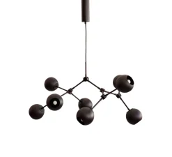 Lustre, Drop Globe Mini, noir brûlé, L95cm, H55cm - 101 Copenhagen
