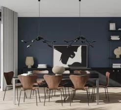 Lustre, Drop mini, bronze, L111cm, H54cm - 101 Copenhagen