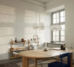 Lustre, Era, beige, Ø48cm, H20cm - Ferm Living