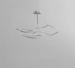 Lustre, Ghost Mini, chrome, LED, dim, 2400K, 1722 lm, L116cm, H40cm - 101 Copenhagen