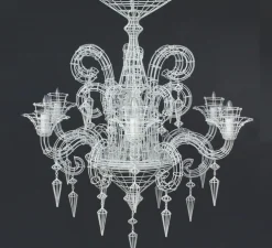 Lustre, GLORIA, blanc, Ø75cm, H75cm - Forestier