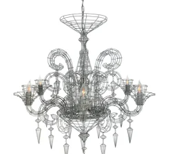 Lustre, GLORIA, gris, Ø75cm, H75cm - Forestier