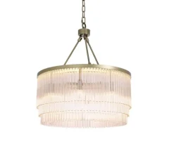 Lustre, Hector S, laiton, Ø60cm, H68cm - Eichholtz