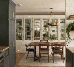 Lustre, Hopper, bronze brossé, laiton vintage, Ø81,2cm, H63,5cm - Hudson Valley Lighting