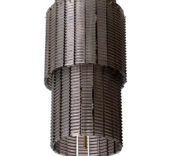 Lustre, Imperial, laiton brossé, verre fumé, Ø44cm, H106cm - Eichholtz