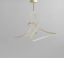 Lustre, Kumo Big, laiton, LED, 2400K, 2059 lm, L100cm, H88cm - 101 Copenhagen