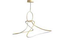 Lustre, Kumo Big, laiton, LED, 2400K, 2059 lm, L100cm, H88cm - 101 Copenhagen