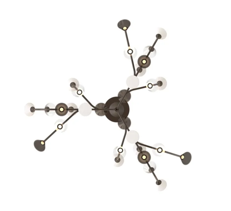 Lustre, Linfa 565.13, titanium, IP40, LED, dim, 2700K, 10500 lm, Ø170cm, H53cm - Tooy