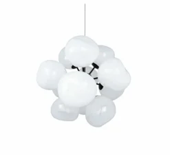 Lustre, Melt Burst, opal, LED, dim, 3000K, 7100 lm, Ø153cm, H164cm - Tom Dixon