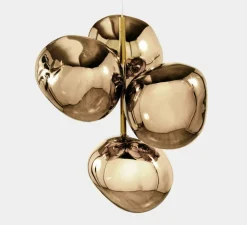 Lustre, Melt Mini, bronze, LED, dim, 3000K, 2300 lm, Ø54,5cm, H63,4cm - Tom Dixon