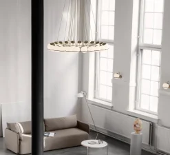 Lustre, Model 2109/24/14, champagne, Ø134cm, H160cm - Astep