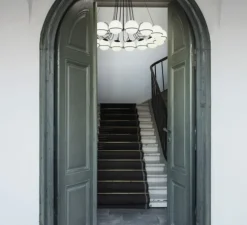 Lustre, Model 2109/16/20, noir, Ø140cm, H160cm - Astep