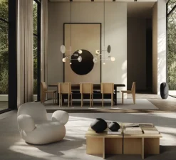 Lustre, Sahn, chrome, L125cm, H58cm - 101 Copenhagen