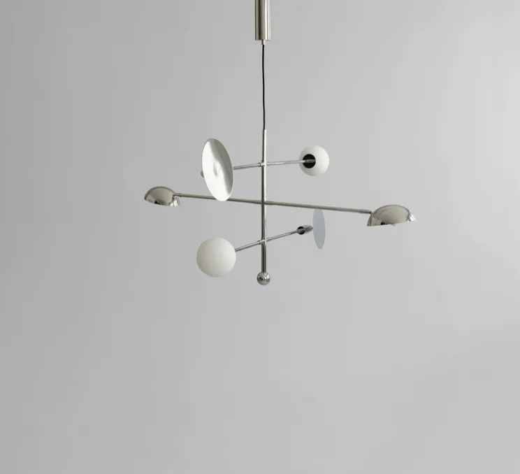 Lustre, Sahn, chrome, L125cm, H58cm - 101 Copenhagen