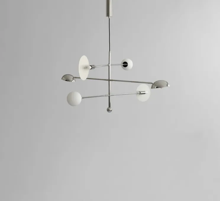 Lustre, Sahn, chrome, L125cm, H58cm - 101 Copenhagen