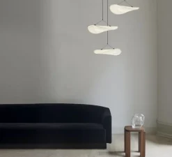 Lustre, Tense 3, blanc, IP22, LED, 2700K, 2000 lm, Ø55cm, H15cm - New Works