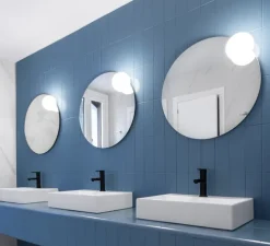 Miroir de salle bain, lumineux, Circ A-3706, IP44, LED, dim, 2700K, 730 lm, Ø70cm, H70cm - Estiluz