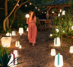 Objet lumineux, INOUI TABOURET LUMINEUX, BLUETOOTH, carbone, 0LED, 3000-6000K, 250lm, L42cm, H44.9cm - FERMOB