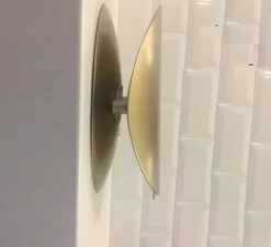 Pack Duo, 2 appliques murales, orientable, Ovo, doré, Ø24cm, P6,5cm - Faro