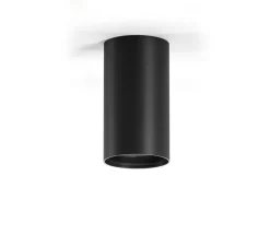 Plafonnier, 432 Ways sans collerette, noir, IP40, LED, dim, 2700K, 753 lm, Ø6cm, H11cm - Panzeri