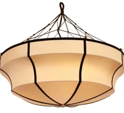 Plafonnier, AL36, crème, Ø80cm, H28cm - Gong