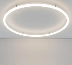 Plafonnier, Alphabet Of Light circular 90 semi-encastré, blanc, LED, dim, 3000K, 5783 lm, L90cm, H10cm - Artemide