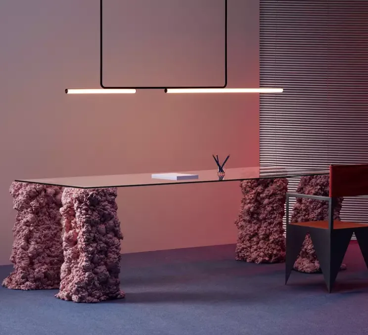 Plafonnier, Ambrosia 210, noir, LED, dim, 3000K, 3384 lm, L210cm, H26,6cm - Marset